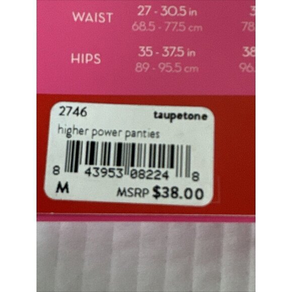 Spanx Higher Power Panties M Taupe Tone High Waisted Shaper Brief NEW 8524 - Picture 9 of 11